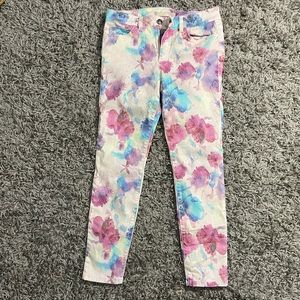 JOE’S Jeans Floral Watercolor Denim